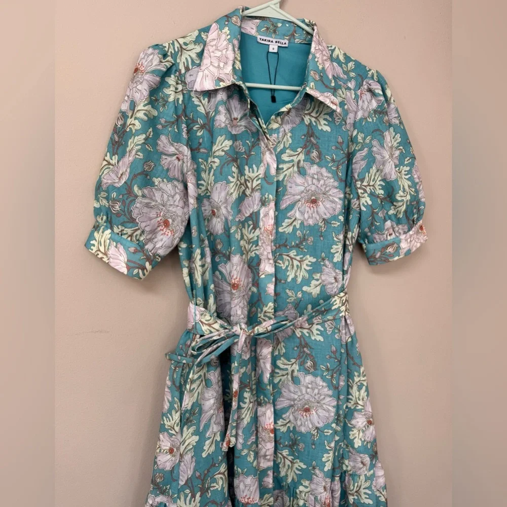 Yakira Bella Esme Dress – Blue Floral – Small – NWOT - Picture 5 of 10